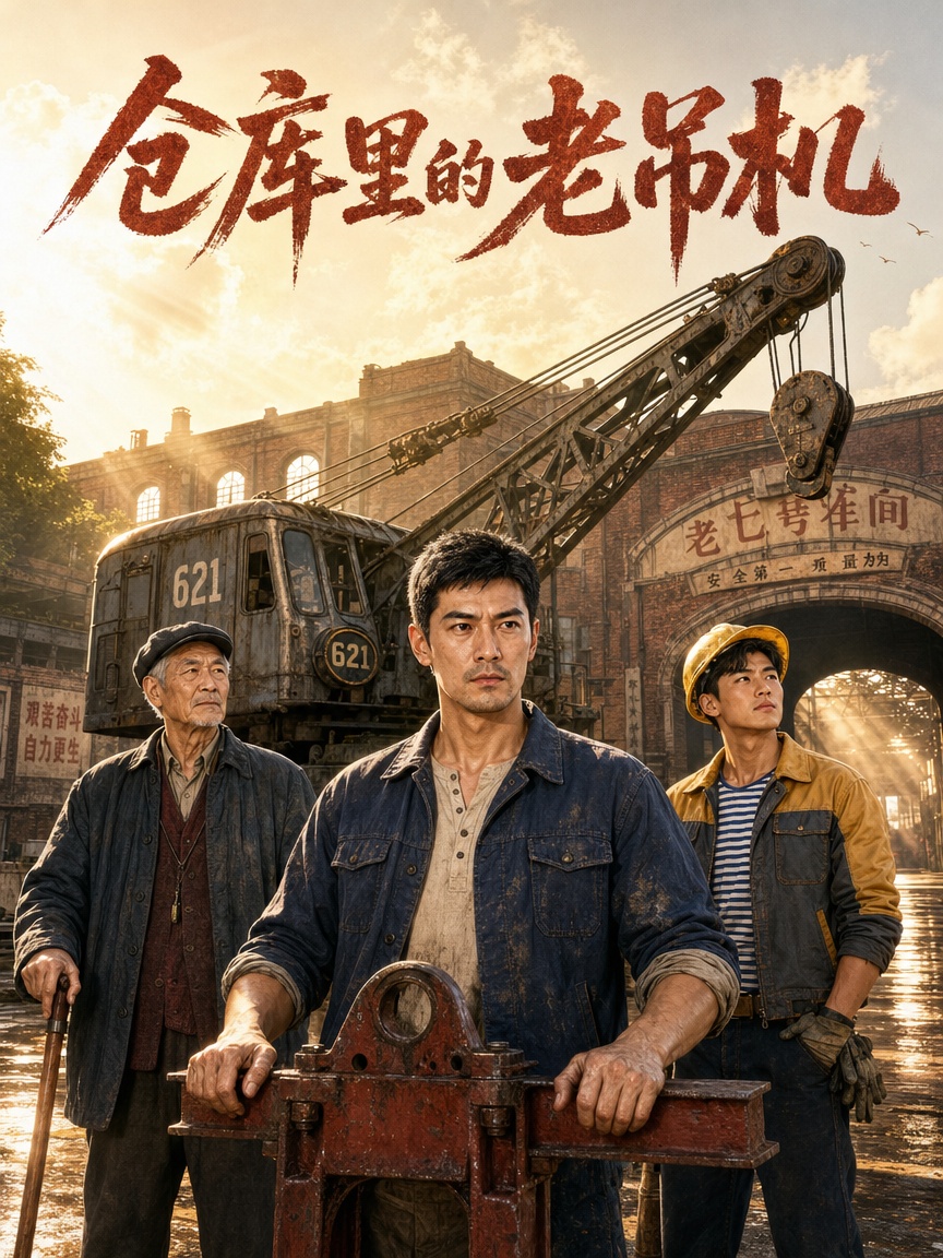仓库里的老吊车封面