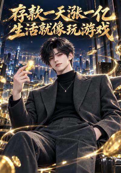 存款一天涨一亿,生活就像玩游戏封面