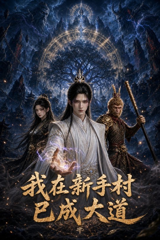 我在新手村已成大道封面