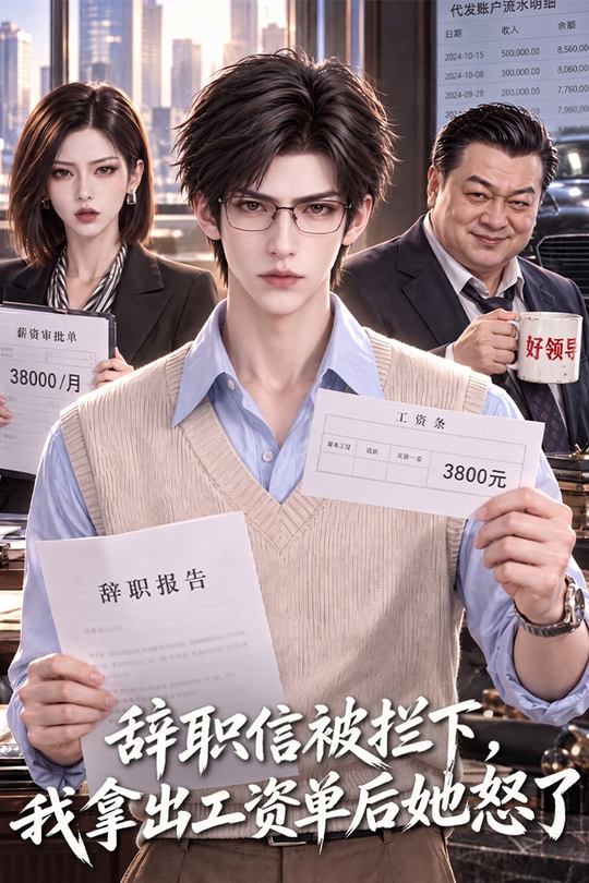 辞职信被拦下,我拿出工资单后她怒了封面