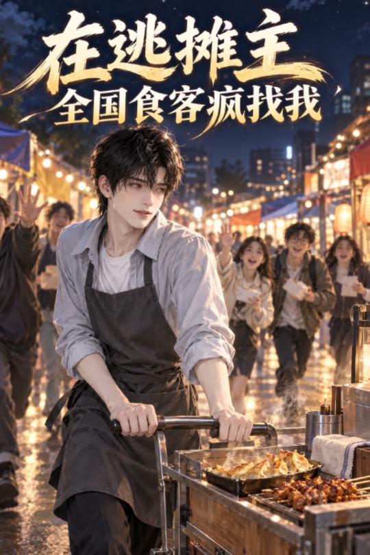 在逃摊主,全国食客疯找我封面
