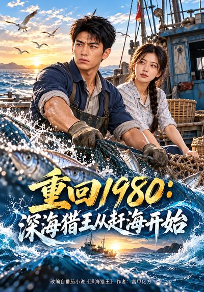重回1980:深海猎王从赶海开始封面