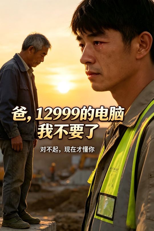 爸,12999的电脑我不要了封面