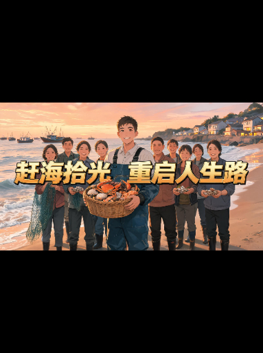 赶海拾光重启人生路封面