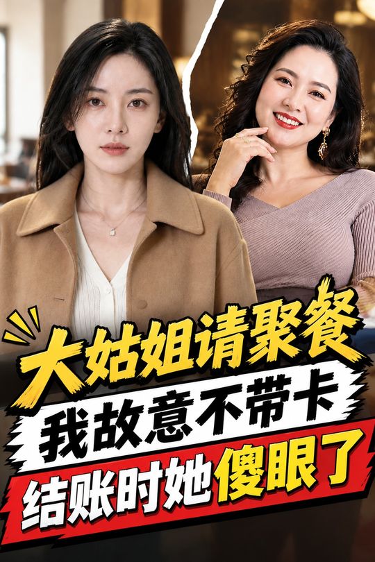 大姑姐请聚餐我故意不带卡,结账时她傻眼了封面