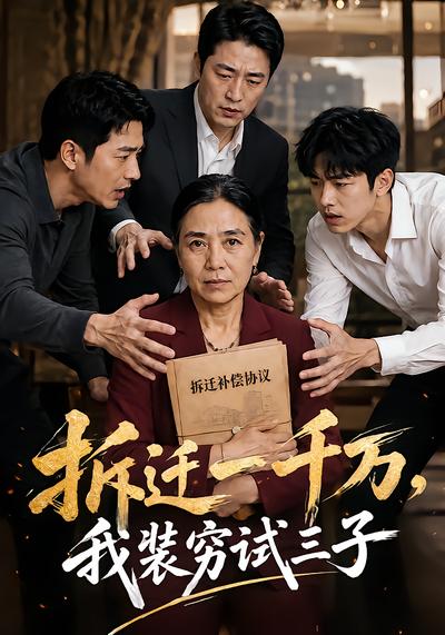 拆迁一千万,我装穷试三子封面