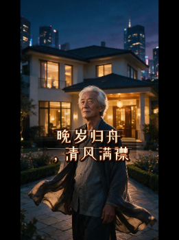 晚岁归舟，清风满襟封面