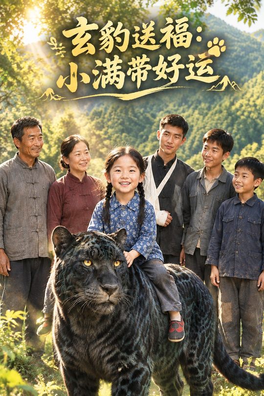 玄豹送福:小满带好运封面