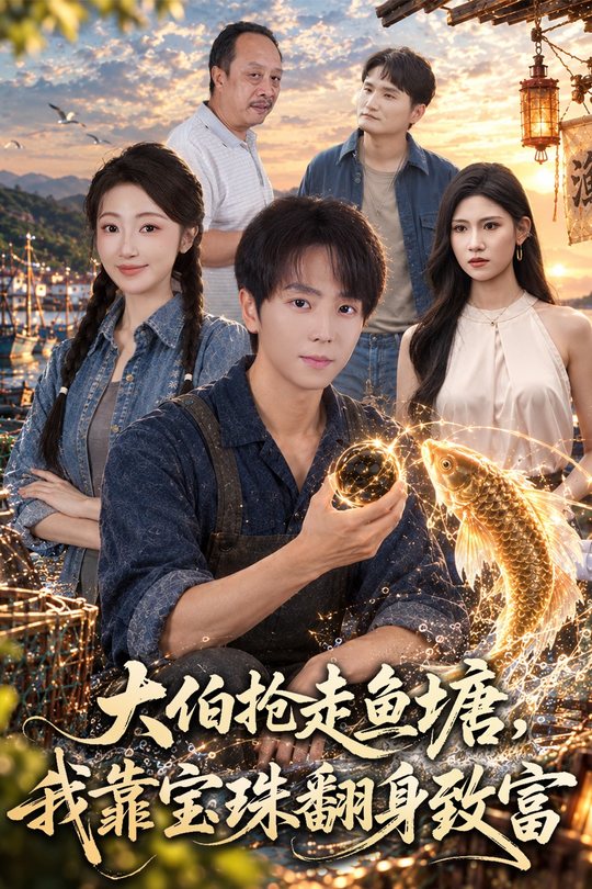 大伯抢走鱼塘，我靠宝珠翻身致富封面